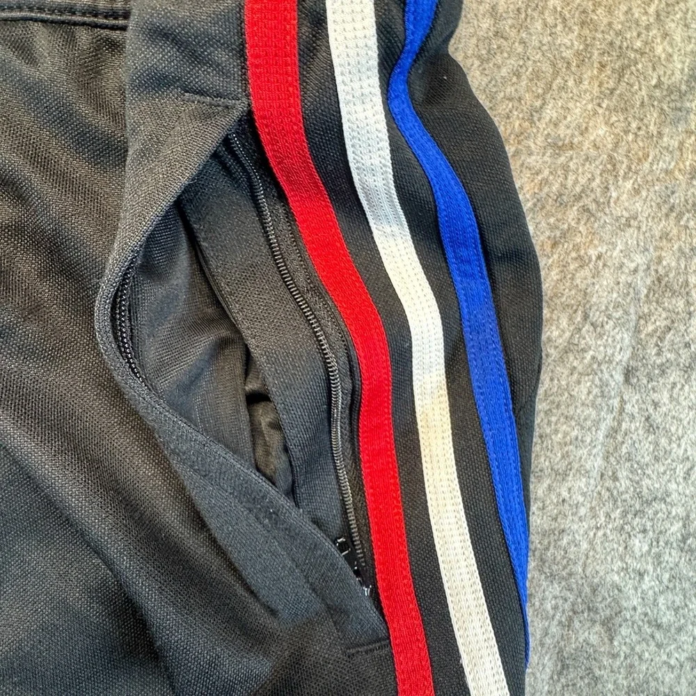 Adidas Tiro 19 Training Pants Men's Small‎ Black With Red Blue White Stripes